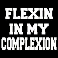Flexin In My Complexion Cropped Pullover Crew