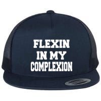 Flexin In My Complexion Flat Bill Trucker Hat