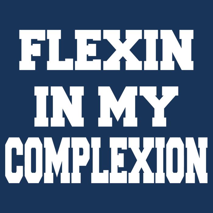 Flexin In My Complexion Flat Bill Trucker Hat