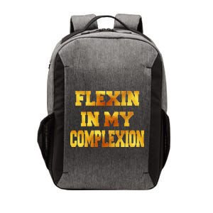 Flexin In My Complexion Gold Print Vector Backpack