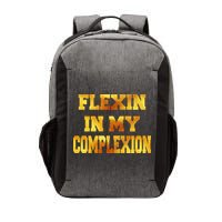 Flexin In My Complexion Gold Print Vector Backpack