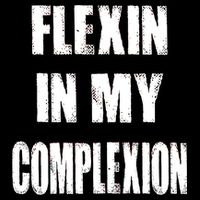 Flexin My Complexion Distressed Logo Youth Performance Sprint T-Shirt