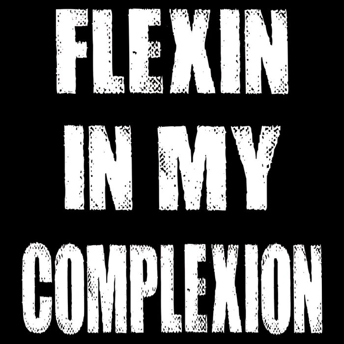 Flexin My Complexion Distressed Logo Youth Performance Sprint T-Shirt