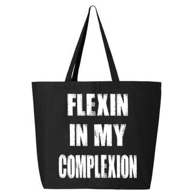 Flexin My Complexion Distressed Logo 25L Jumbo Tote