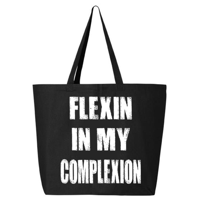 Flexin My Complexion Distressed Logo 25L Jumbo Tote