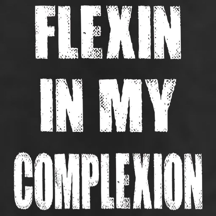 Flexin My Complexion Distressed Logo Trucker Hat