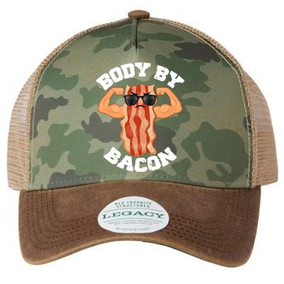 Flexing Body by Bacon Legacy Tie Dye Trucker Hat