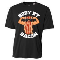 Flexing Body by Bacon Cooling Performance Crew T-Shirt