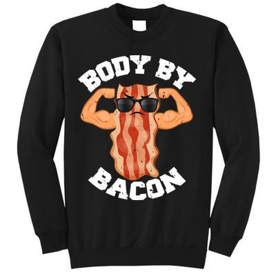 Flexing Body by Bacon Sweatshirt