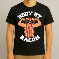 Flexing Body by Bacon T-Shirt