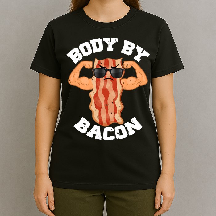 Flexing Body by Bacon T-Shirt
