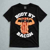 Flexing Body by Bacon T-Shirt
