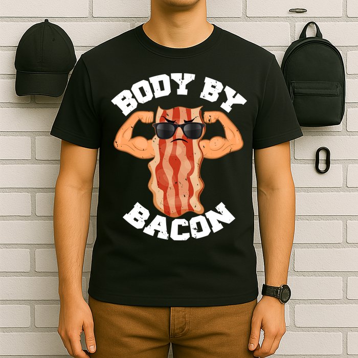 Flexing Body by Bacon T-Shirt