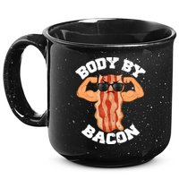 Flexing Body by Bacon 15oz Campfire Ceramic Mug