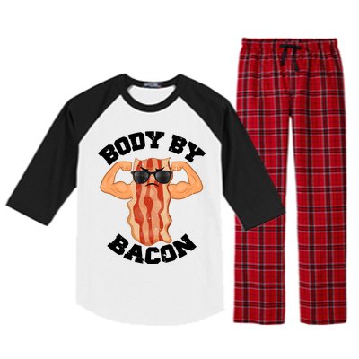 Flexing Body by Bacon Raglan Sleeve Pajama Set