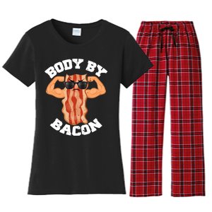 Flexing Body by Bacon Women's Flannel Pajama Set