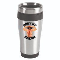 Flexing Body by Bacon 16oz Travel Tumbler