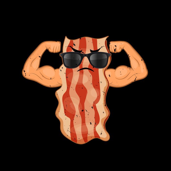 Flexing Body by Bacon 16oz Travel Tumbler