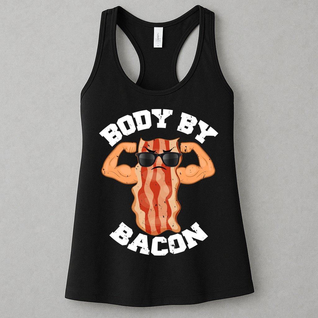 Flexing Body by Bacon Womens Tank Top