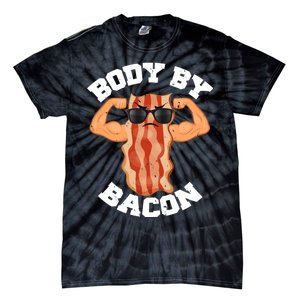 Flexing Body by Bacon Tie-Dye T-Shirt