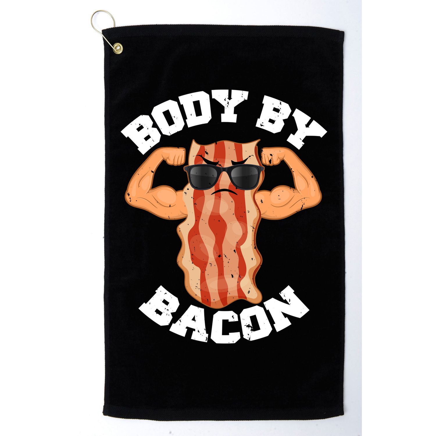 Flexing Body by Bacon Golf Towel