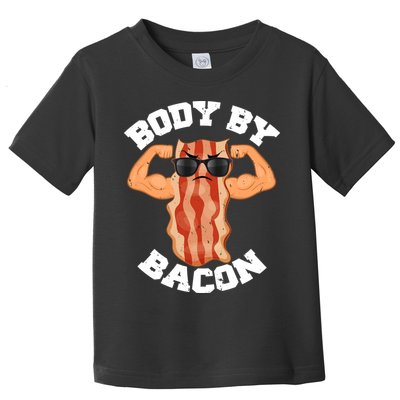 Flexing Body by Bacon Toddler T-Shirt