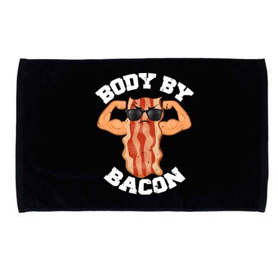 Flexing Body by Bacon Microfiber Hand Towel
