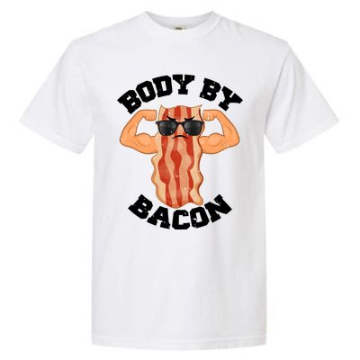 Flexing Body by Bacon Garment-Dyed Heavyweight T-Shirt