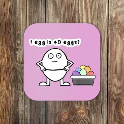 Funny LGBT Feed Eggs I Think You Should Leave Coaster