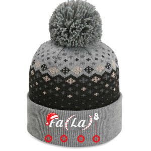 Fa (La)8 Funny Christmas Santa Fa La Math Teacher Student The Baniff Cuffed Pom Beanie