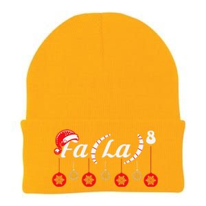 Fa (La)8 Funny Christmas Santa Fa La Math Teacher Student Knit Cap Winter Beanie