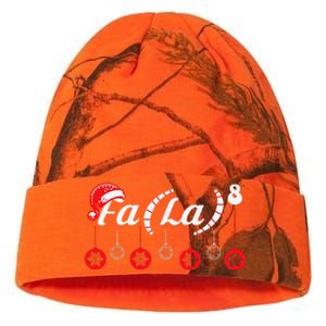 Fa (La)8 Funny Christmas Santa Fa La Math Teacher Student Kati Licensed 12" Camo Beanie