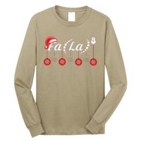 Fa (La)8 Funny Christmas Santa Fa La Math Teacher Student Long Sleeve Shirt