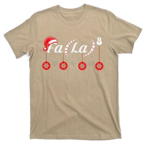 Fa (La)8 Funny Christmas Santa Fa La Math Teacher Student T-Shirt