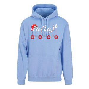 Fa (La)8 Funny Christmas Santa Fa La Math Teacher Student Unisex Surf Hoodie