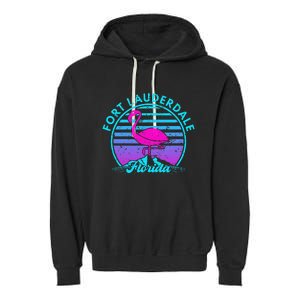 Fort Lauderdale Florida Garment-Dyed Fleece Hoodie