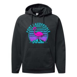 Fort Lauderdale Florida Performance Fleece Hoodie