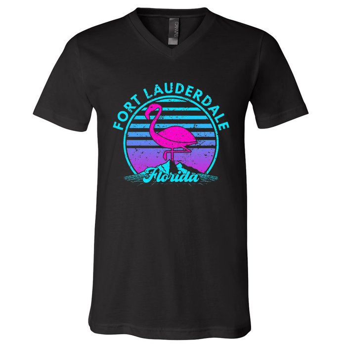 Fort Lauderdale Florida V-Neck T-Shirt