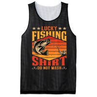 Funny Lucky Fishing Do Not Wash It Funny Fhishing Mesh Reversible Basketball Jersey Tank