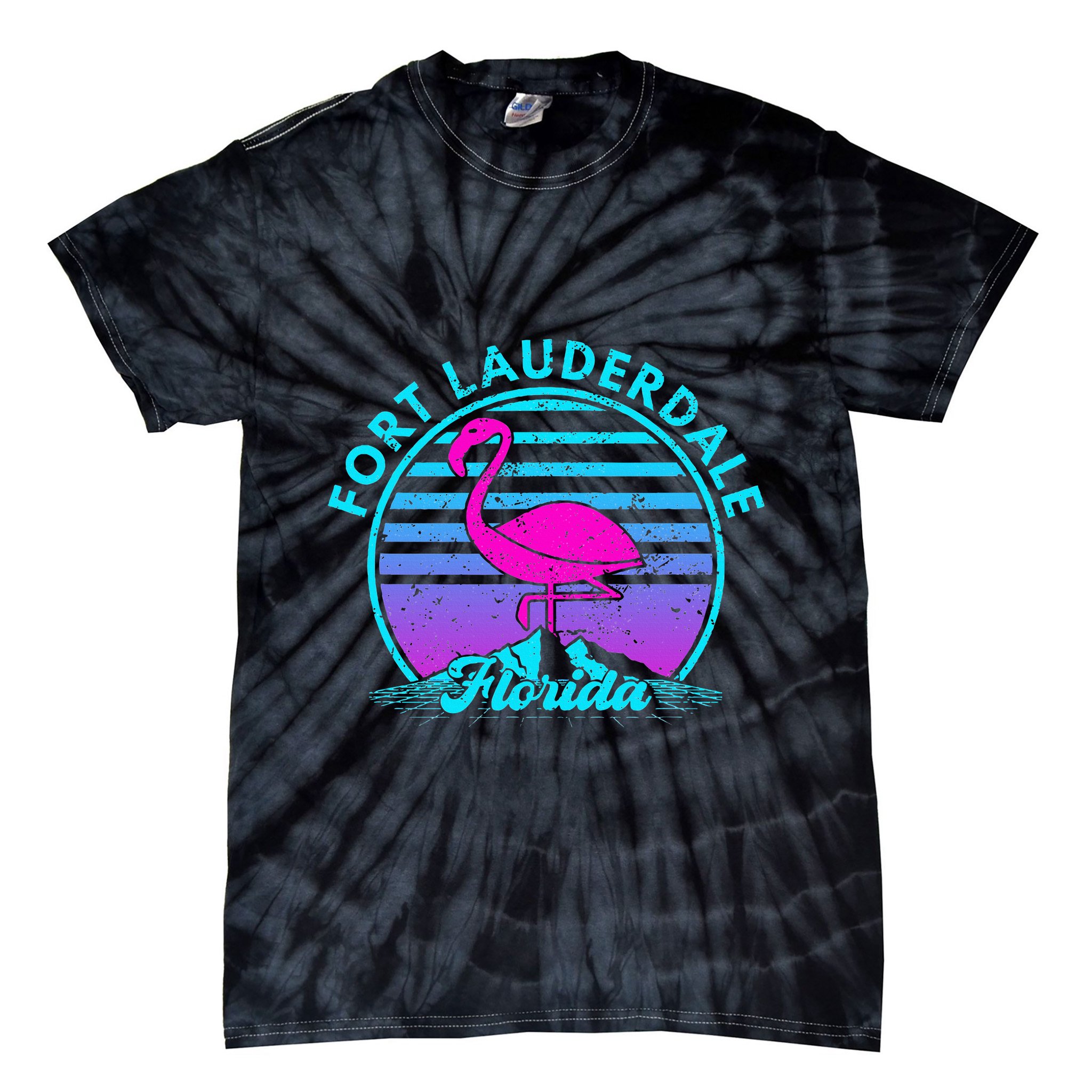 Fort Lauderdale Florida Tie-Dye T-Shirt