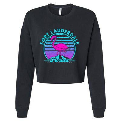 Fort Lauderdale Florida Cropped Pullover Crew