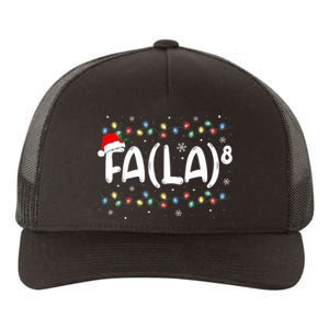 Fa (La)8 Funny Christmas Santa Fa La Math Teacher Yupoong Adult 5-Panel Trucker Hat