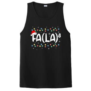 Fa (La)8 Funny Christmas Santa Fa La Math Teacher PosiCharge Competitor Tank