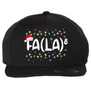 Fa (La)8 Funny Christmas Santa Fa La Math Teacher Wool Snapback Cap