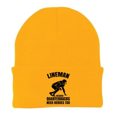 Football Lineman Knit Cap Winter Beanie