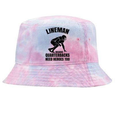 Football Lineman Tie-Dyed Bucket Hat