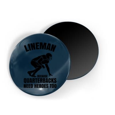 Football Lineman Magnet