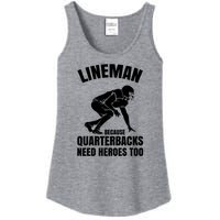 Football Lineman Ladies Essential Tank