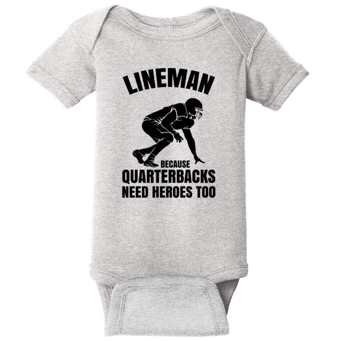 Football Lineman Baby Bodysuit