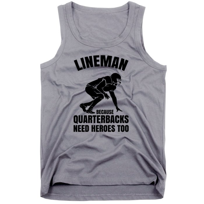 Football Lineman Tank Top